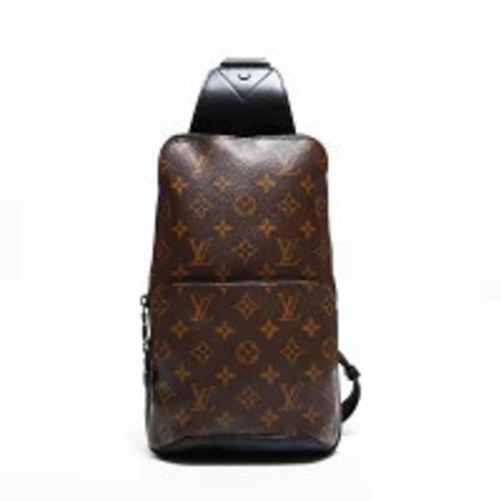Louis Vuitton Macassar Brown Avenue Brown Bag Monogram Sling Shoulder